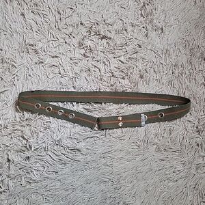 Army Utility Belt Hip Low Rise Y2K Streetwear Olive Green Khaki & Orange ✨️💫